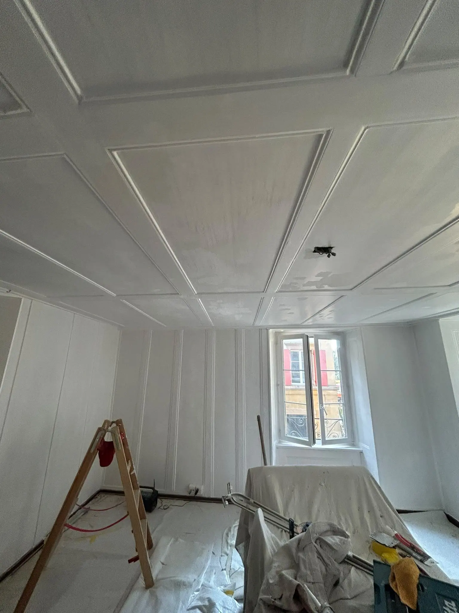 Plafond à caissons